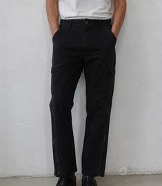 Pantalone cargo CK Jeans 100%  cotone nero  size33