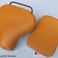 Kit sella cuscino Marrone senza cuciture Vespa 125