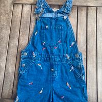Salopette jeans, cinque anni, 110 cm