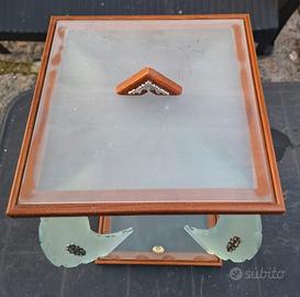 Orologio decorativo con inseri in argento