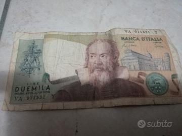 Banconota 2000 lire galileo