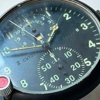 Orologio di bordo aereo sovietico Mig