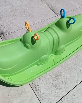 Dondolo doppio a ippopotamo