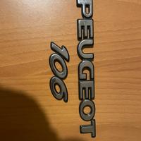 Scritte posteriori Peugeot 106 sport
