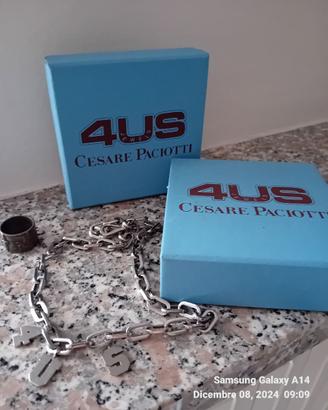 Collana e anello Cesare Paciotti