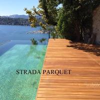 Legno per esterni, terrazzi, bordi piscine,