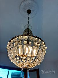 Lampadario vintage a mongolfiera
