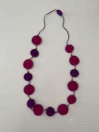 Collana in feltro