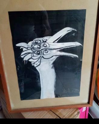 Pablo Picasso lo struzzo 1957 