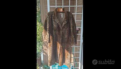 Cappotto Pelliccia Ecologica Vintage