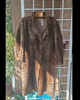 Cappotto Pelliccia Ecologica Vintage