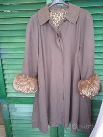 Cappotto donna con pelliccia sfoderabile interna t
