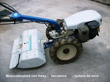 motocoltivatore sep fresa turbina neve falciatrice