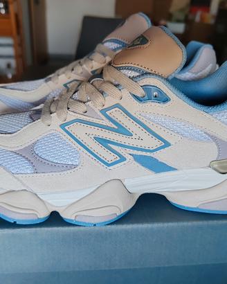 New balance 9060 tg 41.5 nuove beige e azzurro 