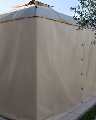 gazebo e copertura in pvc 3×3