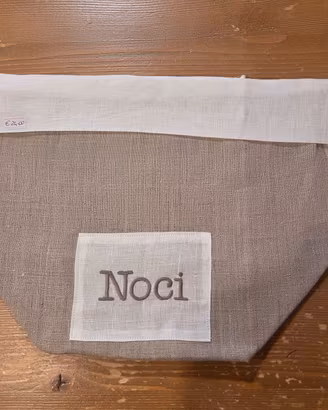 porta patate e porta nocii in lino