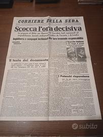 Lotto 2 Giornali Storici 1939 - Inizio II Guerra 