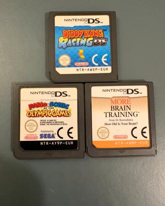 3 giochi Nintendo DS