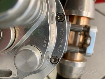 Canna pesca al tonno completa mai usata