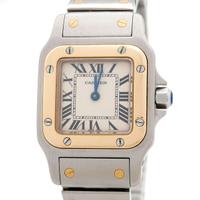 Cartier Santos Galbèe PM ref. 1057930 Acciaio Oro