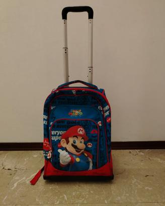 Zaino scuola trolley di Super Mario
