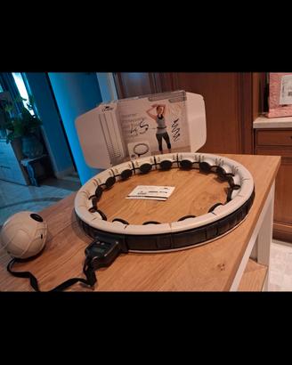 massaggiatore anello fitness con pesi regolabile n