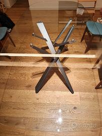 Tavolo Diago - Easy Line in cristallo a botte