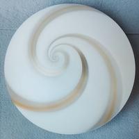 Plafoniera/applique swirl anni 70