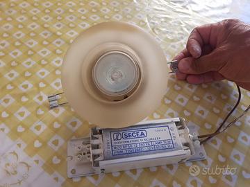 Faretti 12 volt vetro di murano e trasformatori