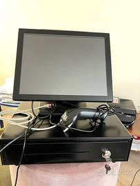 POS Touch Retail CD82+completo di Scanner e casset