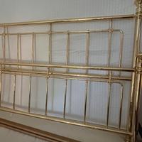 Letto  matrimoniale ottone Bontempi