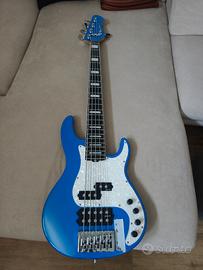 EMG+Harley Benton Enhanced MP-5 BLUE LAKE PLACID
