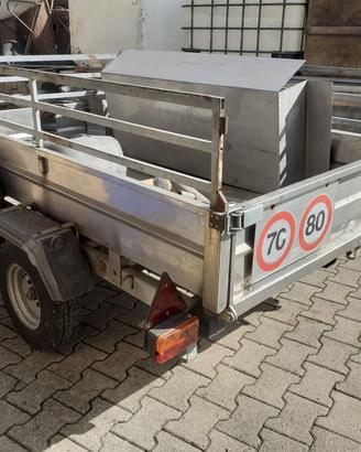 carrello ellebi gancio traino