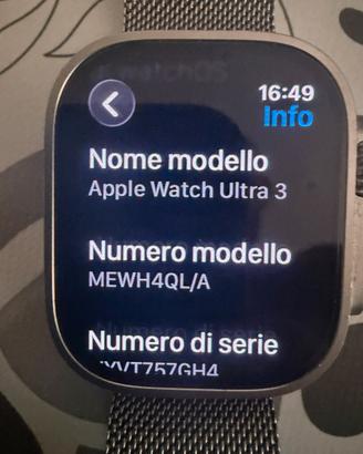 Apple wacht ultra 3