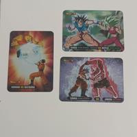 tre lamincard Dragon Ball Super