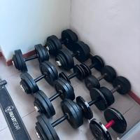 Manubri palestra misti 1,5€/ kg