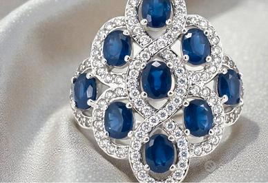 Anello con rubini