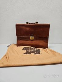 Ventiquattrore vintage in vera pelle, La Viaggeria