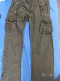 pantaloni cargo militari 