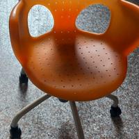 Sedia con rotelle
