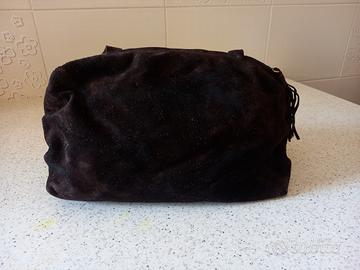 Borsetta pelle marrone vintage Basile