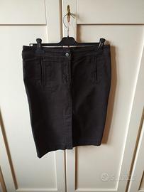 Gonna di jeans nera Armani 