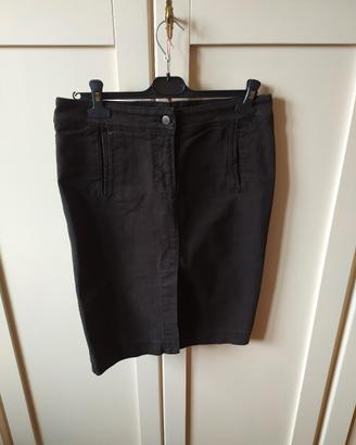 Gonna di jeans nera Armani 