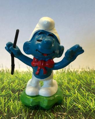 Puffo Maestro del Coro Schleich 1981 cod 20061