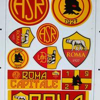 10 ADESIVI ULTRAS ROMA CAPITALE ASR ROMA PAPER ADE