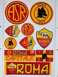 10 ADESIVI ULTRAS ROMA CAPITALE ASR ROMA PAPER ADE