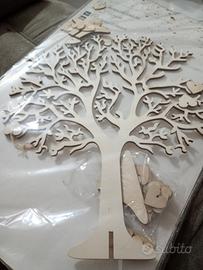 centrotavola legno albero della vita