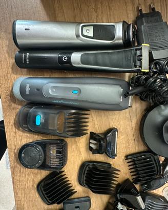 Tris di rasoi Braun e Philips One Blade