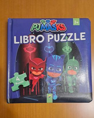 Libro Puzzle PJ Mask 
Con lettura