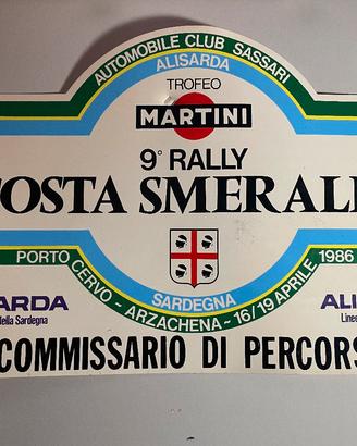 Targa Rally Costa Smeralda 1986